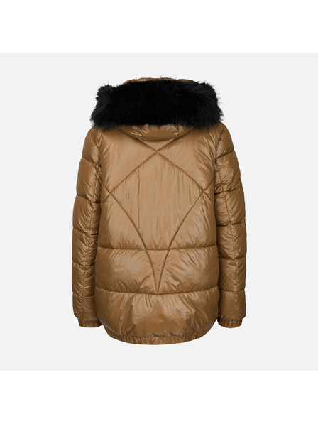 Geox Hellbraune Damen Daunenjacke Geox Backsie