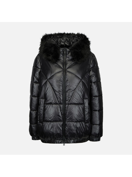 Geox Schwarze Damen Daunenjacke Geox Backsie