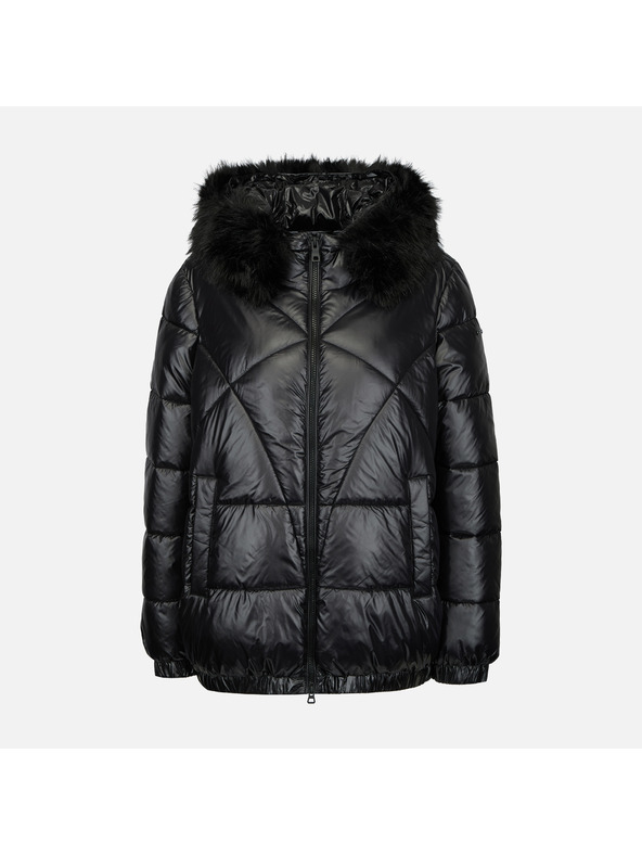 Geox Schwarze Damen Daunenjacke Geox Backsie