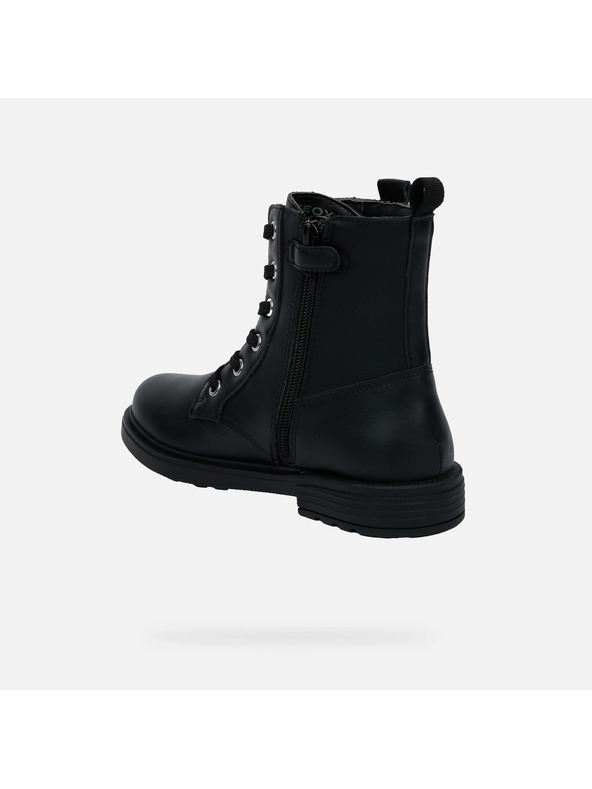 Geox Schwarze Mädchen-Stiefeletten Geox Eclair Girl