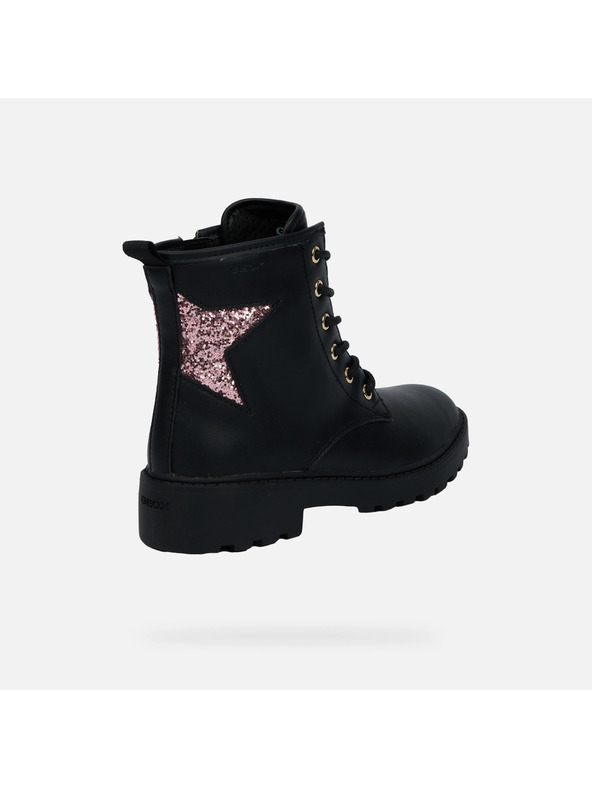 Geox Schwarze Mädchen-Stiefeletten Geox Casey Girl