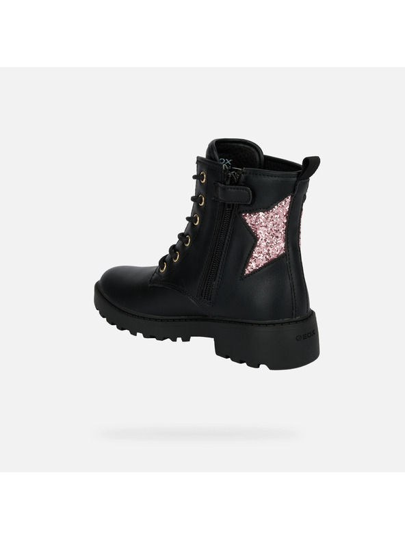 Geox Schwarze Mädchen-Stiefeletten Geox Casey Girl