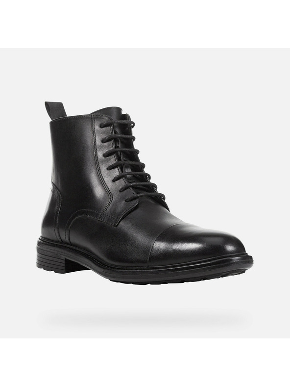 Geox Schwarze Herren Knöchelschuhe Geox Walk Pleasure