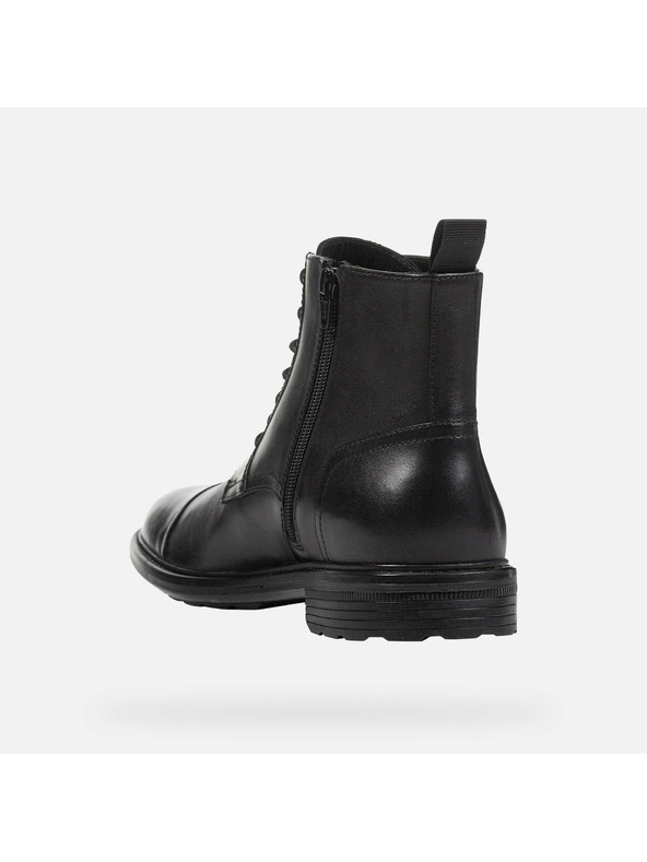 Geox Schwarze Herren Knöchelschuhe Geox Walk Pleasure