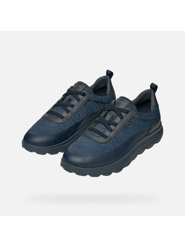 Geox Dunkelblaue Herren-Turnschuhe Geox Spherica