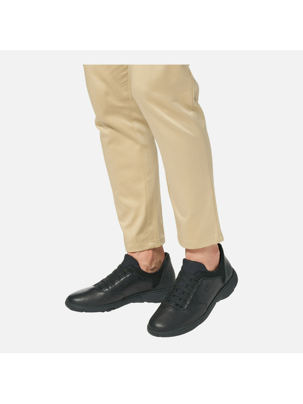 Geox Schwarze Herrensneaker Geox Nebula 2.0