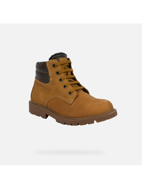 Geox Braune Jungensneaker Geox Shaylax Boy