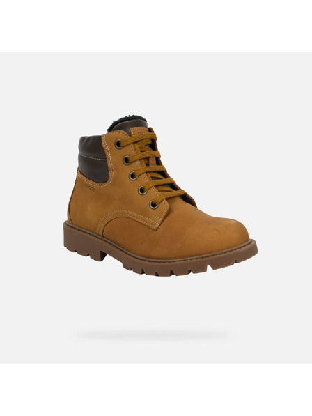 Geox Braune Jungensneaker Geox Shaylax Boy