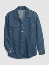 GAP Kinder-Denim-Hemdjacke im Oversize-Stil GAP