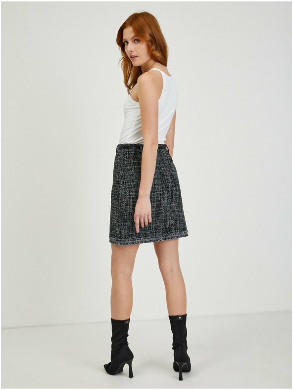 Orsay Grauer Damen-Tweedrock ORSAY