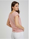 Orsay Rot-weiß gestreiftes Damen T-Shirt ORSAY