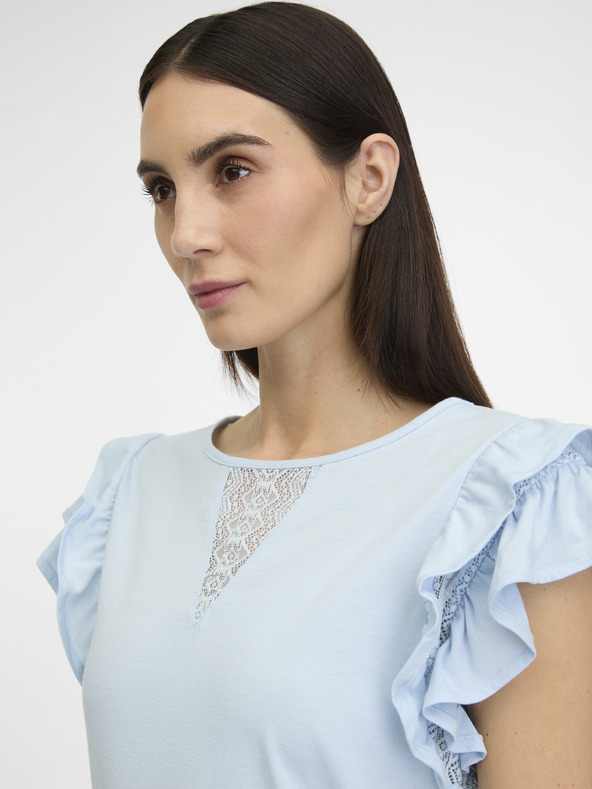 Orsay Blaues Damen-Kurzarm-T-Shirt ORSAY