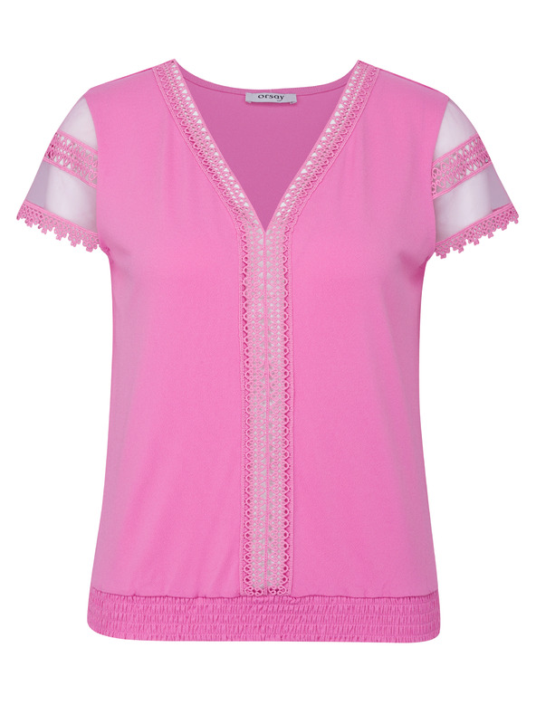 Orsay Rosa Damen Kurzarm-T-Shirt ORSAY