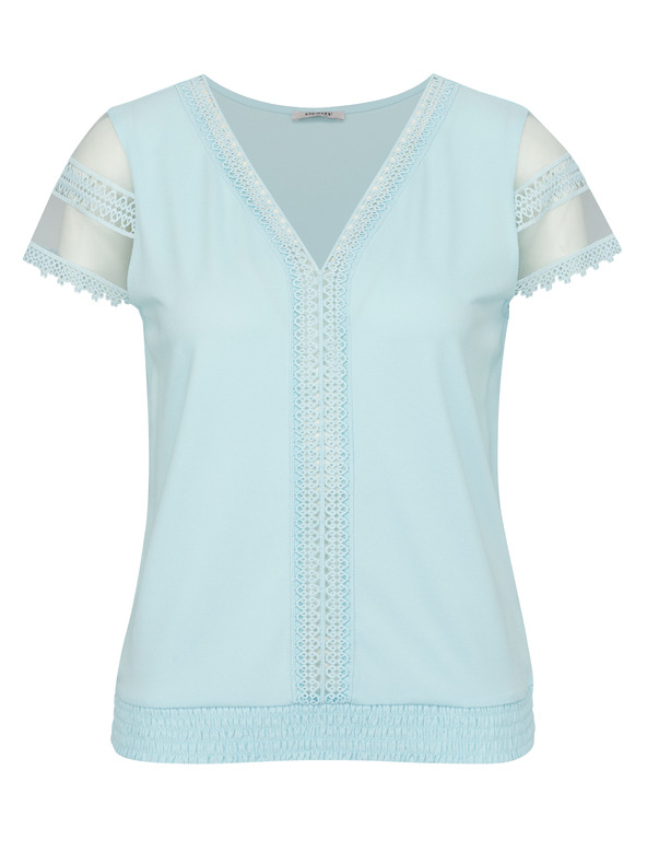 Orsay Hellblaues Damen-Kurzarm-T-Shirt ORSAY