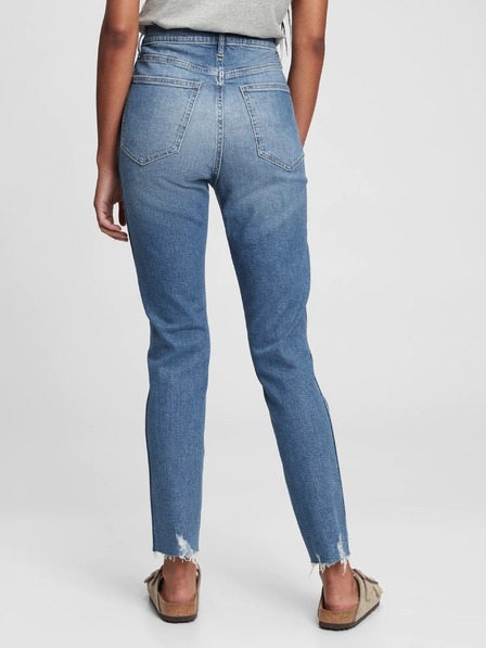 GAP Slim High Rise Destructed Vintage Jeans GAP