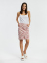Orsay Rosa gemusterter Damen-Denimrock ORSAY