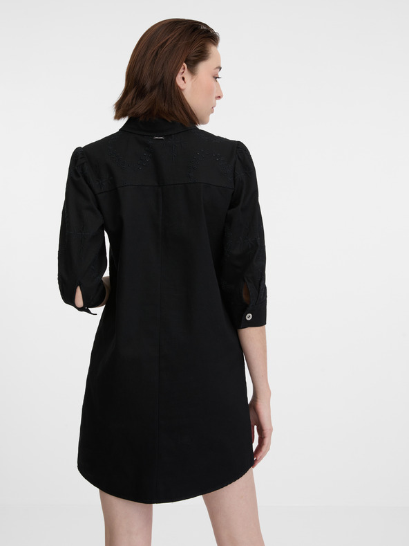 Orsay Schwarzes Damen-Denim-Kleid ORSAY