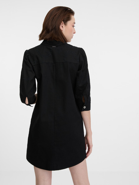 Orsay Schwarzes Damen-Denim-Kleid ORSAY