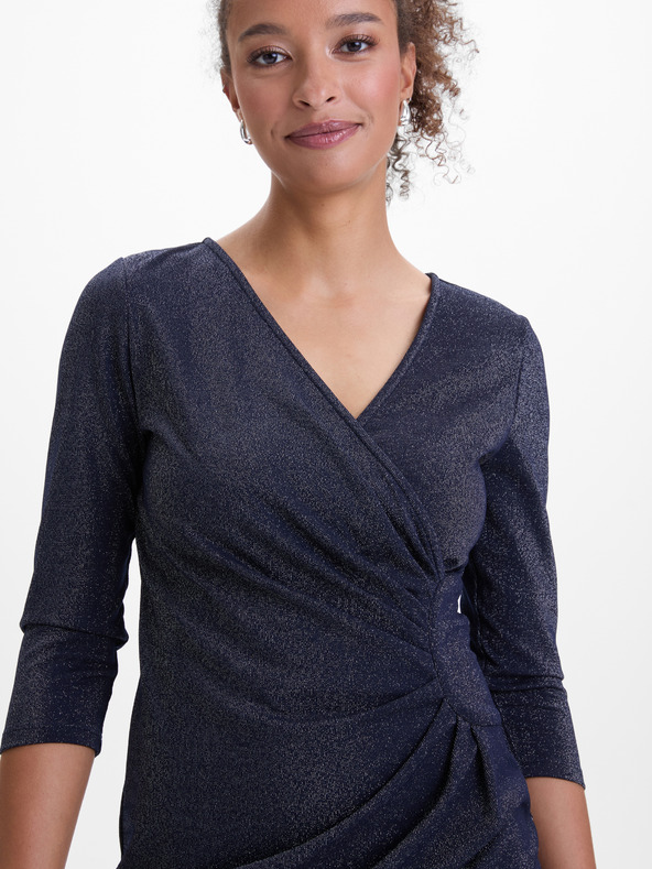 Orsay Dunkelblaues Damen-Etuikleid ORSAY