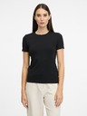Orsay Schwarzes Damen-Kurzarmshirt ORSAY