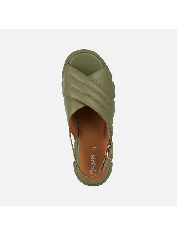 Geox Khaki Damensandalen Geox Lisbona