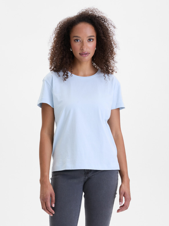 Orsay Hellblaues Damen-Kurzarm-T-Shirt ORSAY