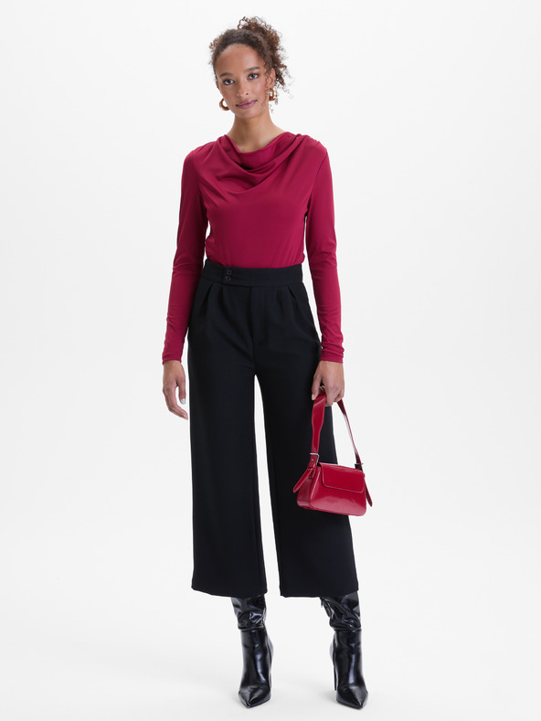 Orsay Burgunderfarbene Damenbluse ORSAY