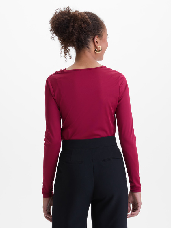 Orsay Burgunderfarbene Damenbluse ORSAY