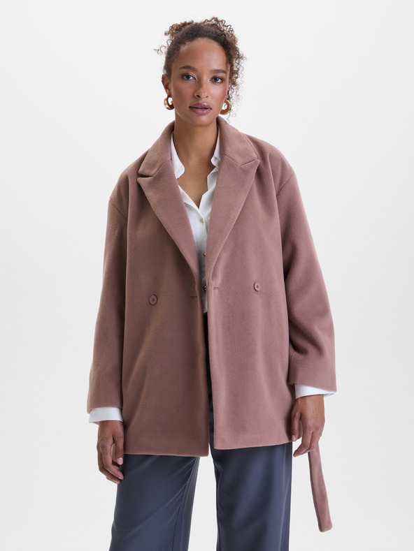 Orsay Beigefarbener Damenmantel ORSAY