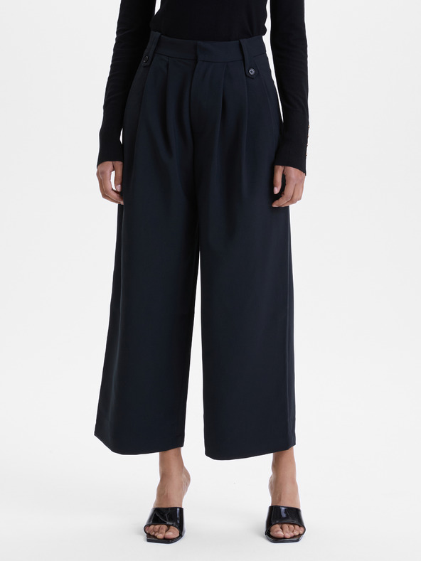 Orsay Schwarze Damen-Weitbeinhose ORSAY