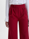 Orsay Rote Damen-Hose mit weitem Bein ORSAY