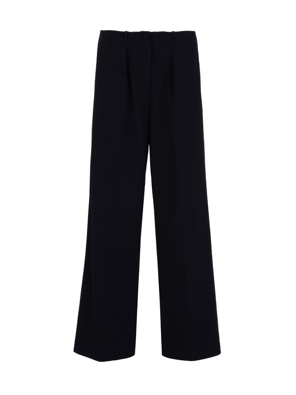 Orsay Schwarze weite Damenhose ORSAY