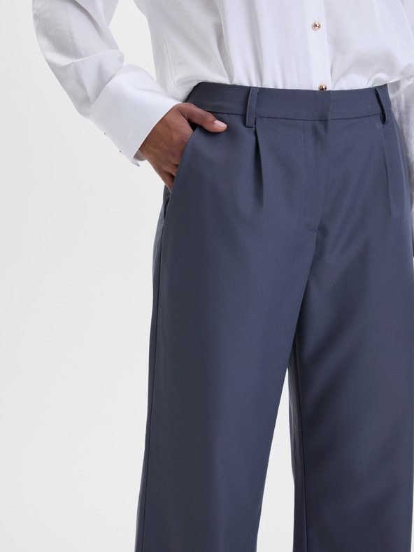 Orsay Dunkelgraue weite Damenhose ORSAY