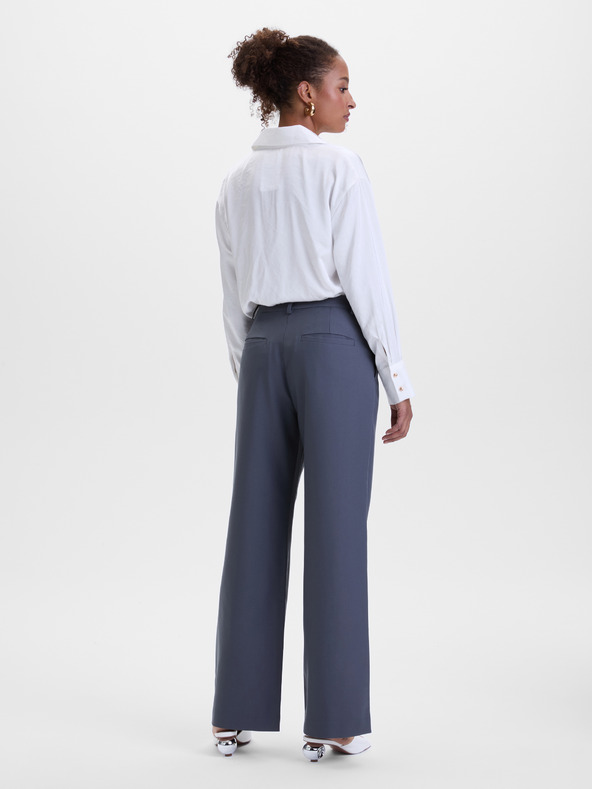 Orsay Dunkelgraue weite Damenhose ORSAY