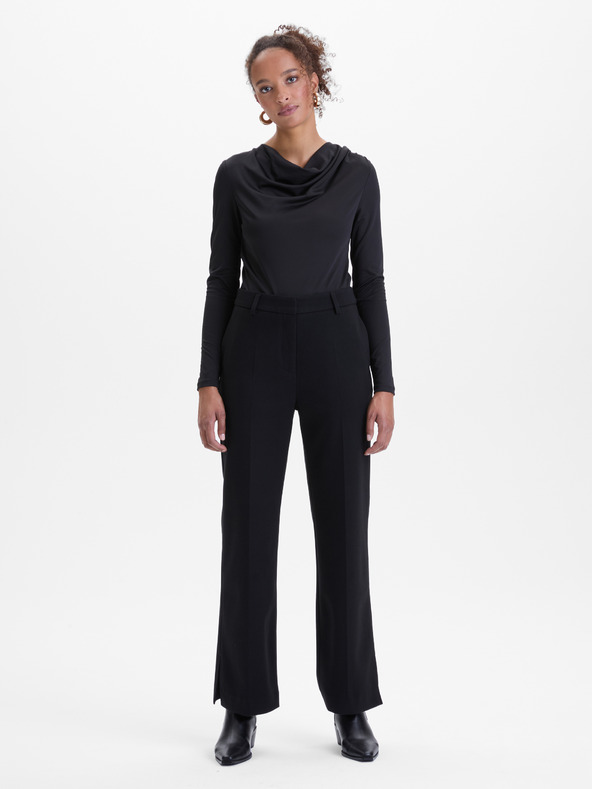 Orsay Schwarze gerade Damenhose ORSAY