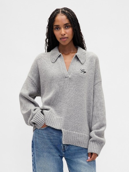 GAP Asymmetrischer Pullover mit Wollanteil GAP