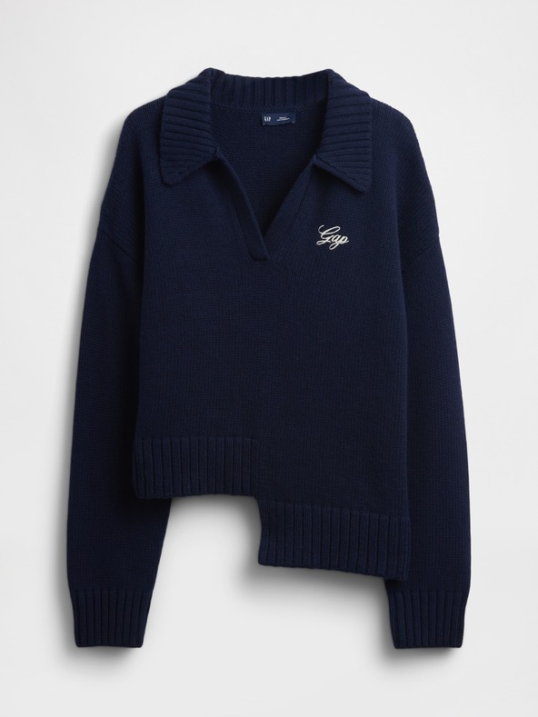 GAP Asymmetrischer Pullover mit Wollanteil GAP