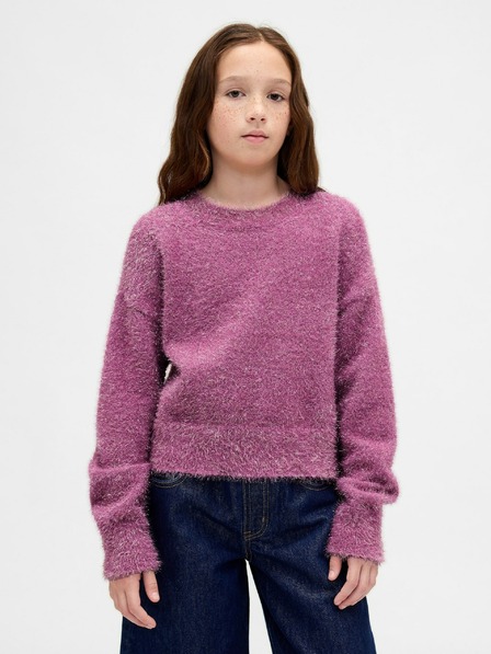 GAP Kinder Flauschpullover mit Metallic-Faden GAP