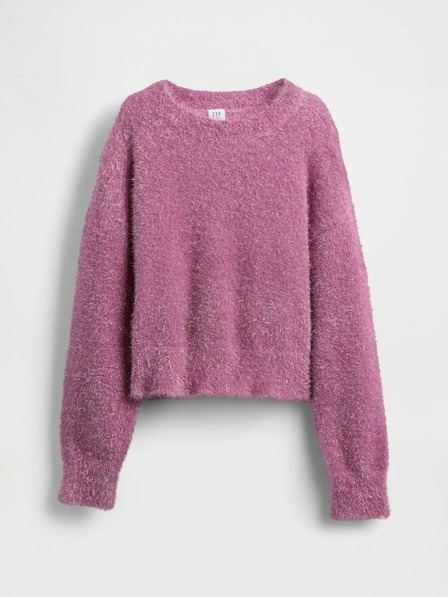 GAP Kinder Flauschpullover mit Metallic-Faden GAP
