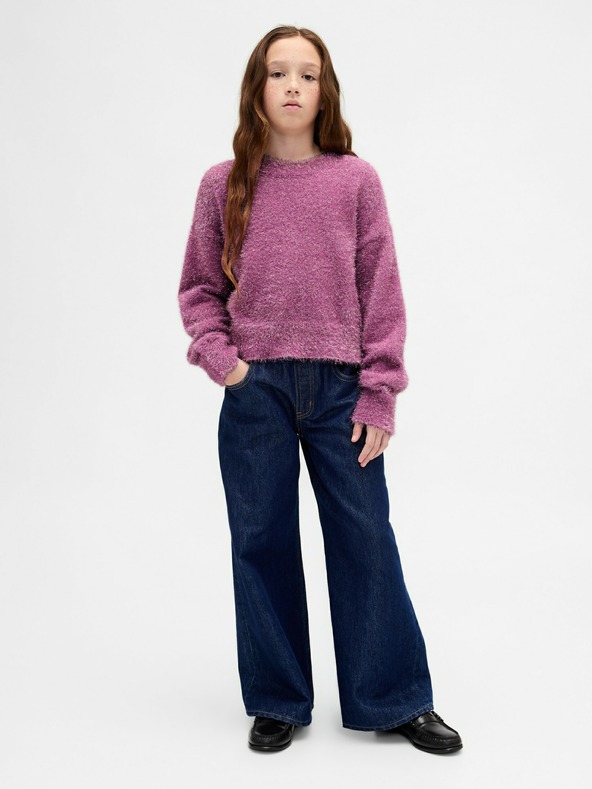 GAP Kinder Flauschpullover mit Metallic-Faden GAP