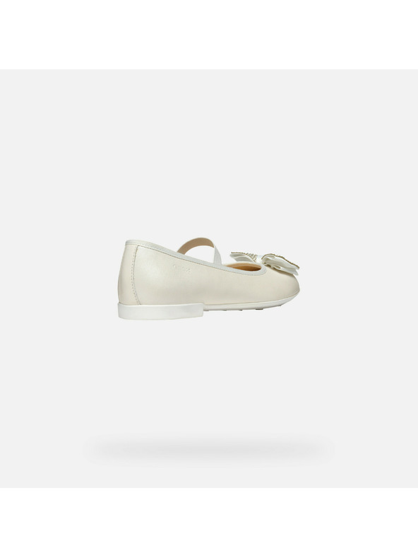 Geox Weiße Mädchen-Ballerinas Geox Plie'