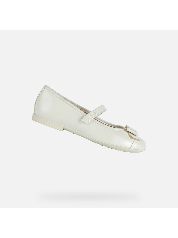 Geox Weiße Mädchen-Ballerinas Geox Plie