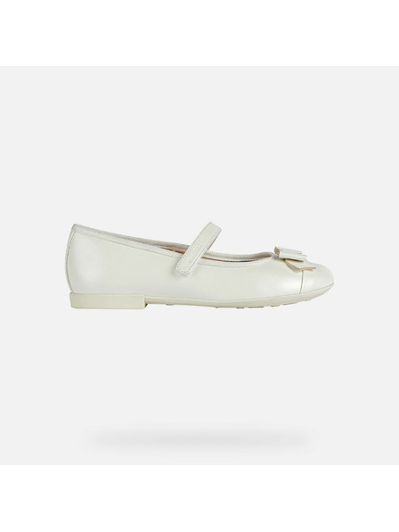 Geox Weiße Mädchen-Ballerinas Geox Plie