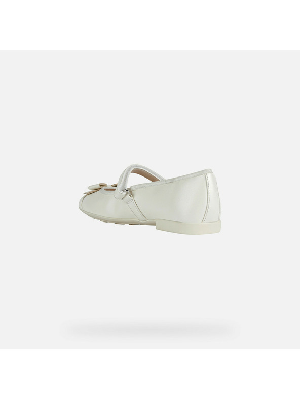 Geox Weiße Mädchen-Ballerinas Geox Plie
