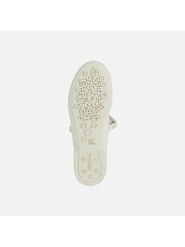 Geox Weiße Mädchen-Ballerinas Geox Plie