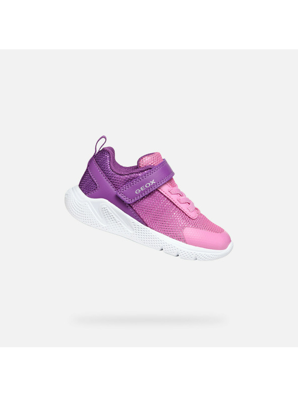 Geox Rosa Mädchen-Sneaker Geox Sprintye Girl