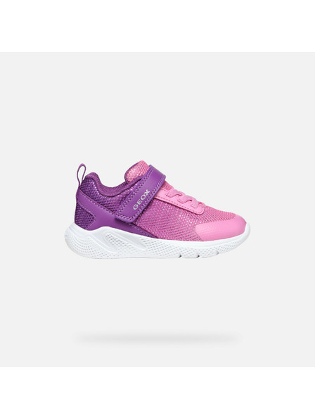 Geox Rosa Mädchen-Sneaker Geox Sprintye Girl