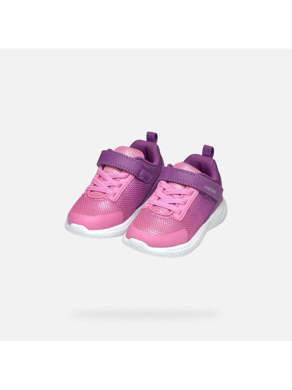 Geox Rosa Mädchen-Sneaker Geox Sprintye Girl