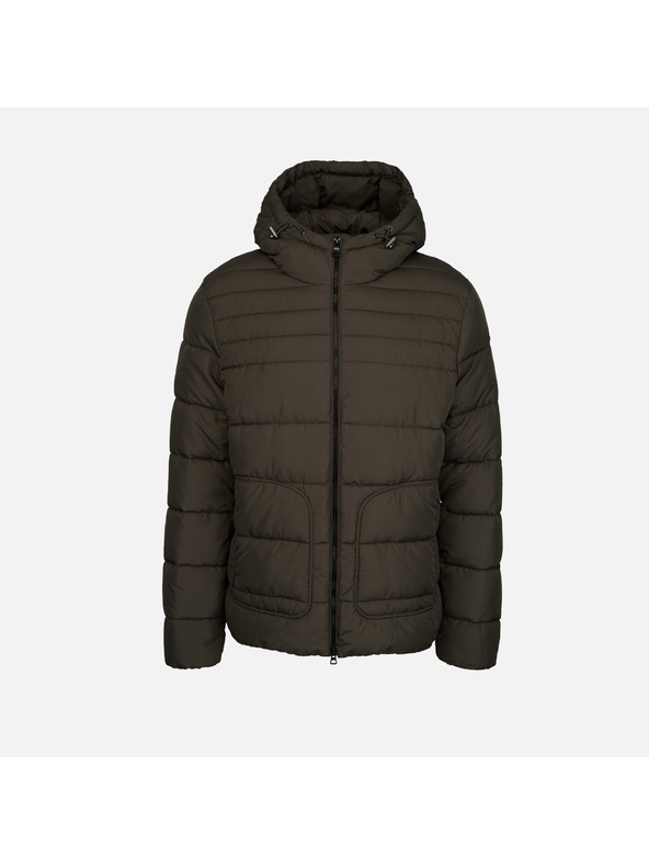 Geox Dunkelbraune Herren-Daunenjacke Geox Magnete