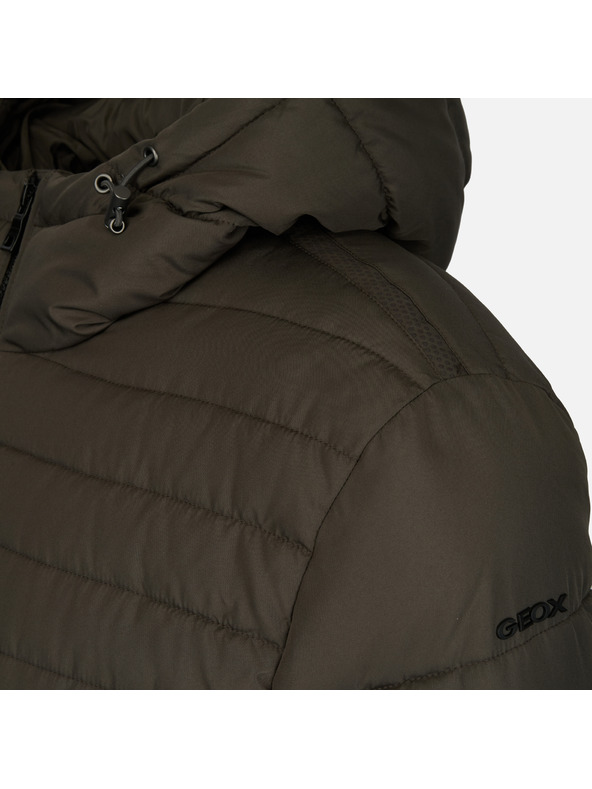 Geox Dunkelbraune Herren-Daunenjacke Geox Magnete
